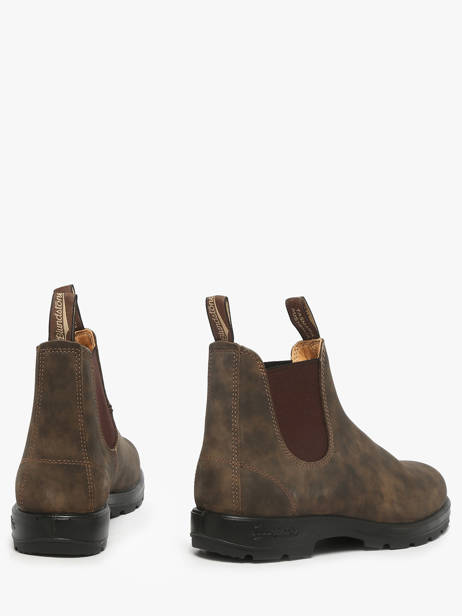 Chelsea Boots Uit Leder Blundstone Bruin men 585 ander zicht 3