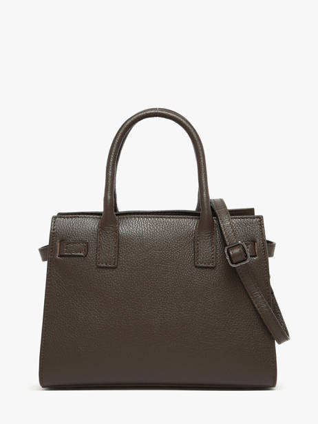 Handtas Caviar Leder Milano Bruin caviar CA24063 ander zicht 3