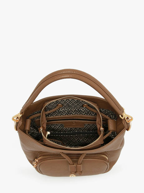 Cross Body Tas Pocket Lulu castagnette Bruin pocket ZAID ander zicht 3
