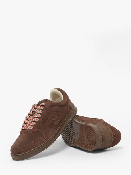 Sneakers Uit Leder Faguo Bruin men 25CG0202 ander zicht 2