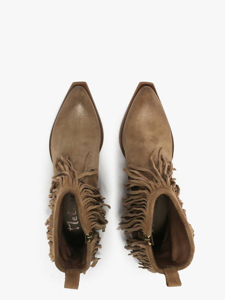 Santiago Laarzen Uit Leder Metisse Beige women XD2125 ander zicht 4