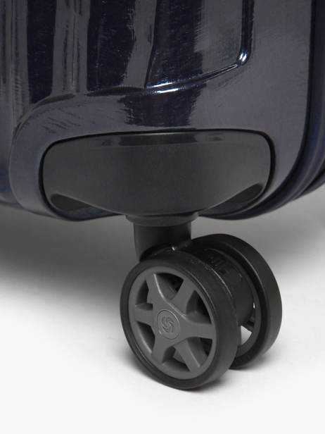 Uitbreidbare Handbagage Samsonite Blauw c-lite CS2007 ander zicht 2