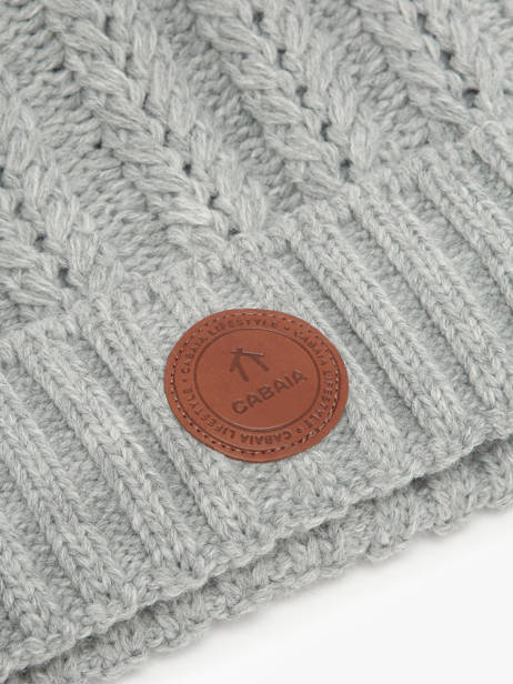 Muts Met Verwisselbare Pompon Cabaia Grijs hats MOSCOWMU ander zicht 1