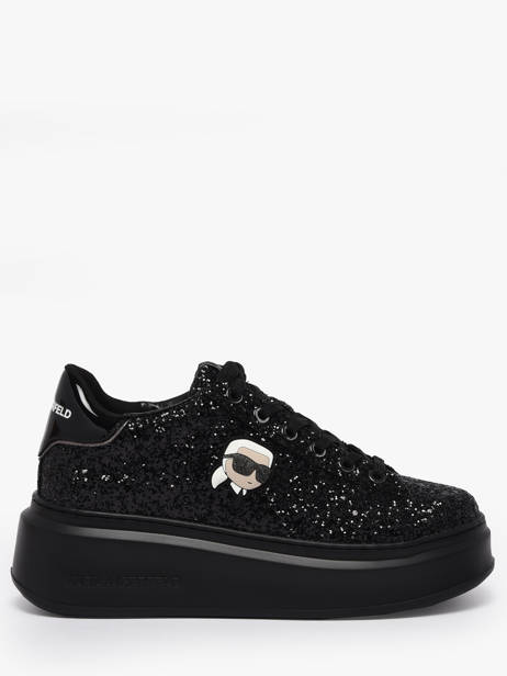 Sneakers Uit Leder Karl lagerfeld Zwart women KL63531N