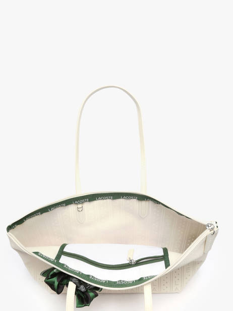 Schoudertas L.12.12 Concept Seasonal Lacoste Wit l.12.12 concept seasonal NF5133SJ ander zicht 2