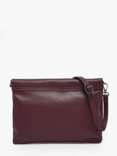 Cross Body Tas Caviar Leder Milano Rood caviar CA21062 ander zicht 4