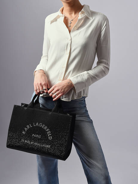Handtas Rsg Karl lagerfeld Zwart rsg A4W50011 ander zicht 1