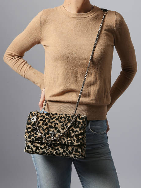 Cross Body Tas Giully Guess Beige giully LG967320 ander zicht 1