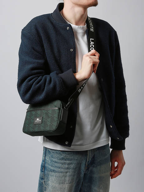 Cross Body Tas Lacoste Groen the blend NH5070BZ ander zicht 1