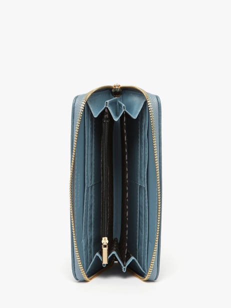 Portefeuille Zip Lulu castagnette Blauw zip CHRYS033 ander zicht 1