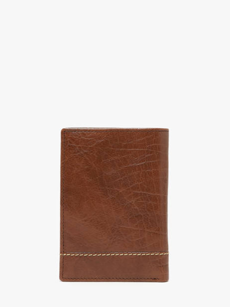 Chequehouder Rough Gear Leder Maverick Bruin rough gear MAVRG033 ander zicht 3