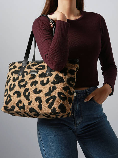 Schoudertas A4 Formaat Polaire Miniprix Bruin polaire S031 ander zicht 1