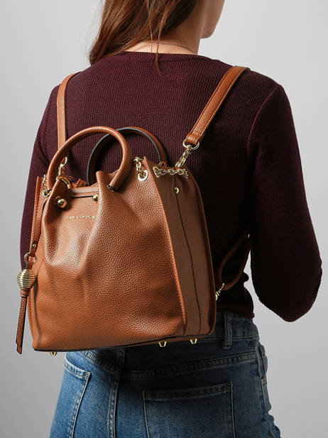 Rugzak Ted lapidus Bruin gretel TLAU8932 ander zicht 1