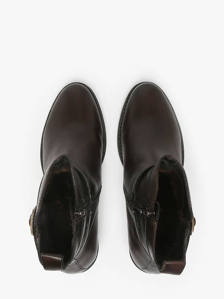 Enkellaarsjes Met Hak Uit Leder Tt. bagatt Bruin women 41006100 ander zicht 3