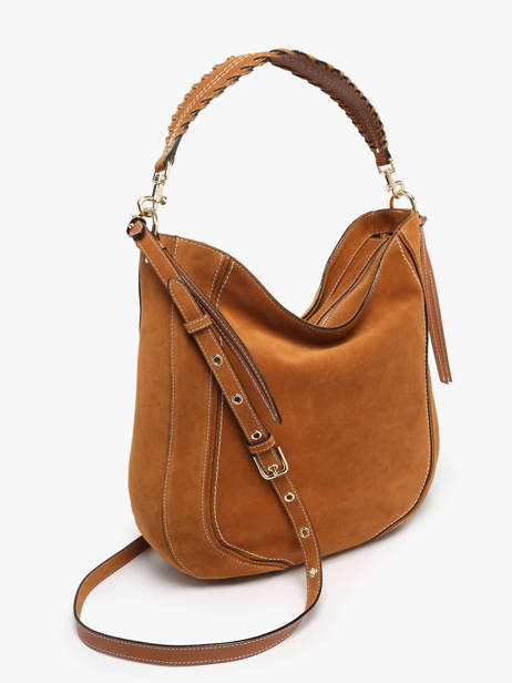 Schoudertas Ella Leder Le tanneur Bruin ella TNGI1410 ander zicht 2