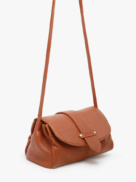 Cross Body Tas M Agnes Leder Etrier Bruin agnes EAGC205M ander zicht 4