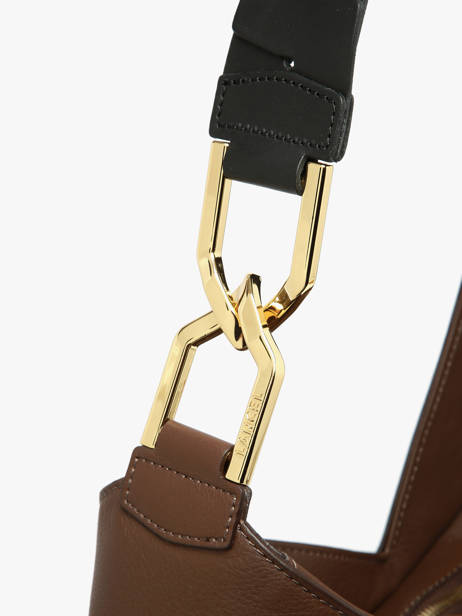Schoudertas Pagode Leder Lancel Bruin pagode A12510 ander zicht 3