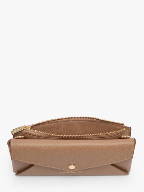 Portefeuille Sierra Leder Lancaster Beige sierra pm 15 ander zicht 2