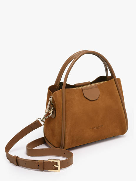 Handtas Suede Ida Lancaster Bruin suede ida 100 ander zicht 1