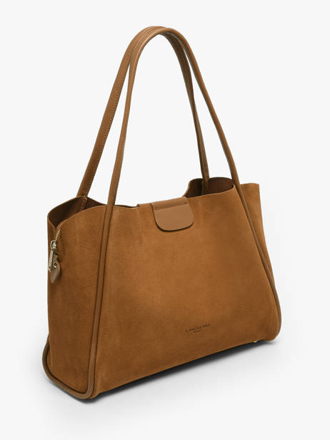 Schoudertas Suede Ida Leder Lancaster Bruin suede ida 102 ander zicht 1