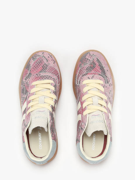 Sneakers Uit Leder Coolway Roze women 7693402 ander zicht 3
