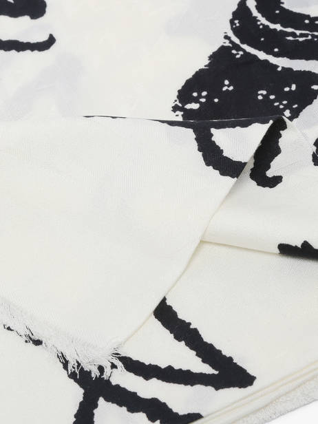 Foulard Monogram 120x120 Cm Karl lagerfeld Wit k monogram B1W33086 ander zicht 1