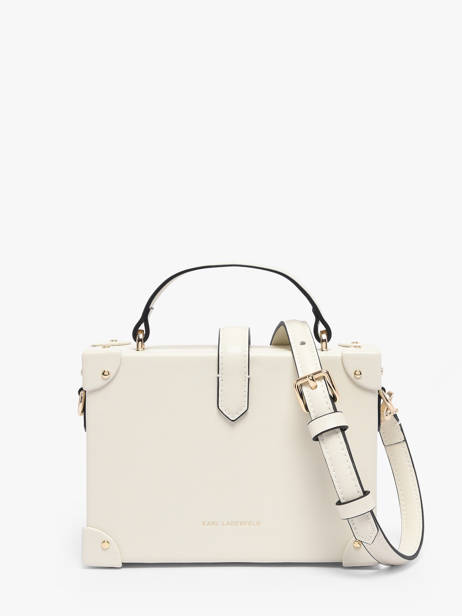 Cross Body Tas K Autograph Leder Karl lagerfeld Wit k autograph B1W30100 ander zicht 4