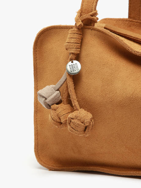 Schoudertas Leather Biba Bruin leather BLI1L ander zicht 3