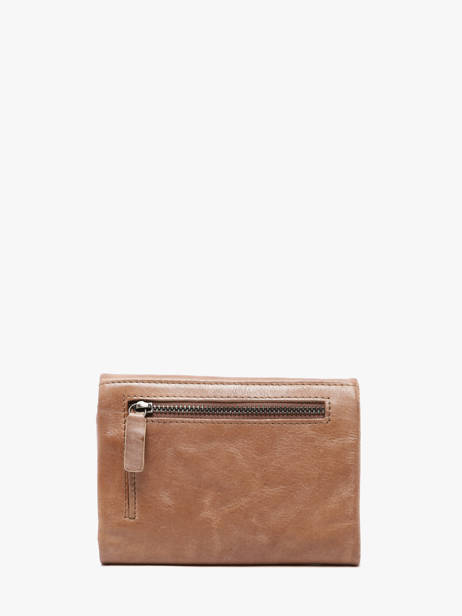 Portefeuille Leder Biba Beige wallet TOT1L ander zicht 2