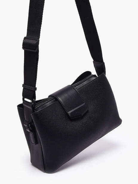 Cross Body Tas City Polyurethaan David jones Zwart city CM8303 ander zicht 2