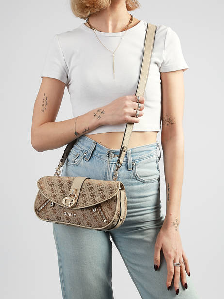 Cross Body Tas Jessa Guess Bruin jessa JG836220 ander zicht 1