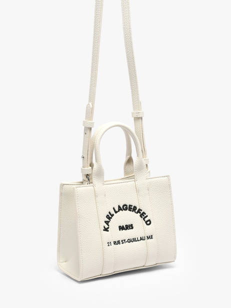 Xs Cross Body Tas Rsg Leder Karl lagerfeld Wit rsg B1W30042 ander zicht 2