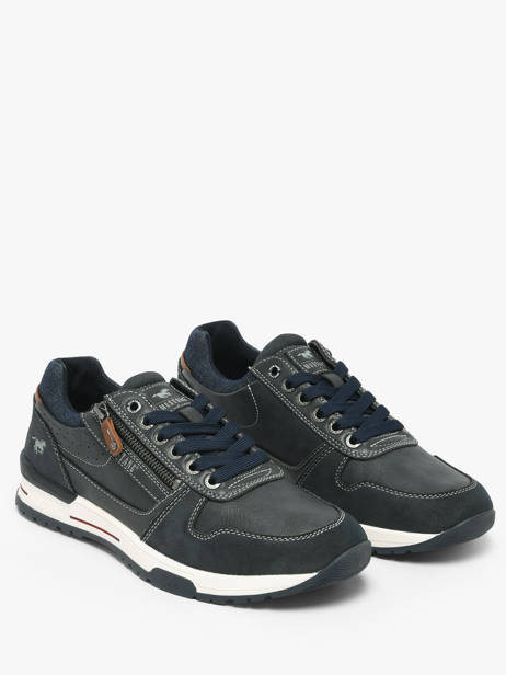 Sneakers Mustang Blauw men M0281003 ander zicht 1