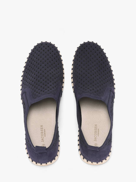 Mocassins Ilse jacobsen Blauw men TULIP140 ander zicht 3