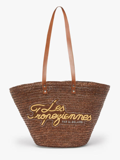 Schoudertas Milos Stro Les tropeziennes Bruin milos TZ01