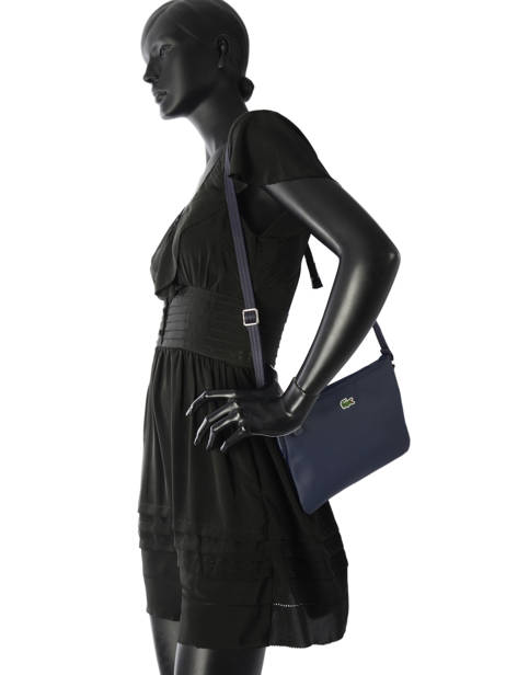 Cross Body Tas L.12.12 Concept Lacoste Blauw l.12.12 concept NF1887PO ander zicht 2