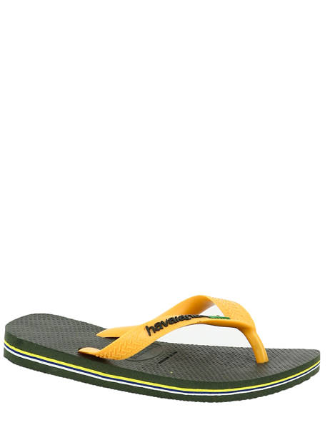 Teenslippers Brazil Logo Havaianas Groen sandales / nu-pieds 4110850B