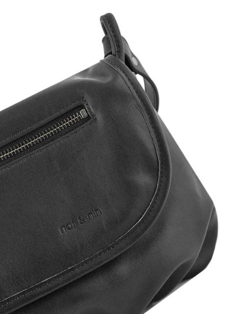 Cross Body Tas Vintage Leder Nat et nin Zwart vintage JEN ander zicht 2