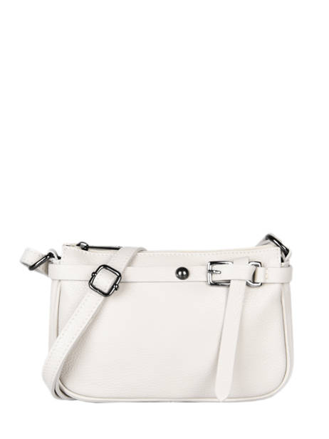 Cross Body Tas Caviar Leder Milano Wit caviar G1421N