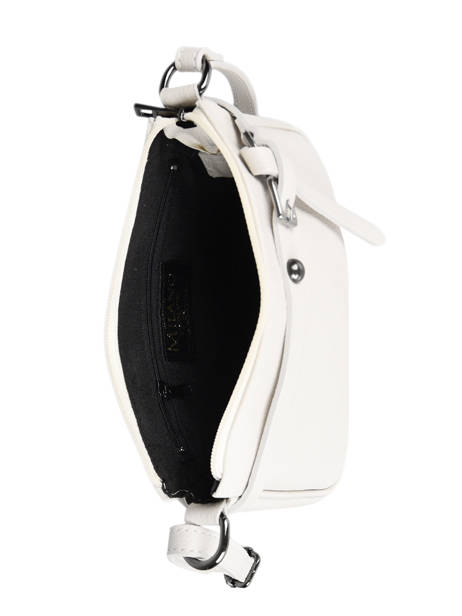 Cross Body Tas Caviar Leder Milano Wit caviar G1421N ander zicht 4