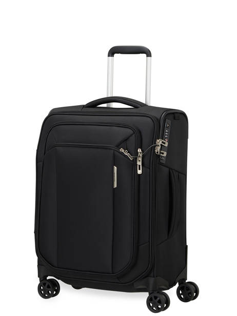 Handbagage Samsonite Zwart respark KJ3004 ander zicht 3