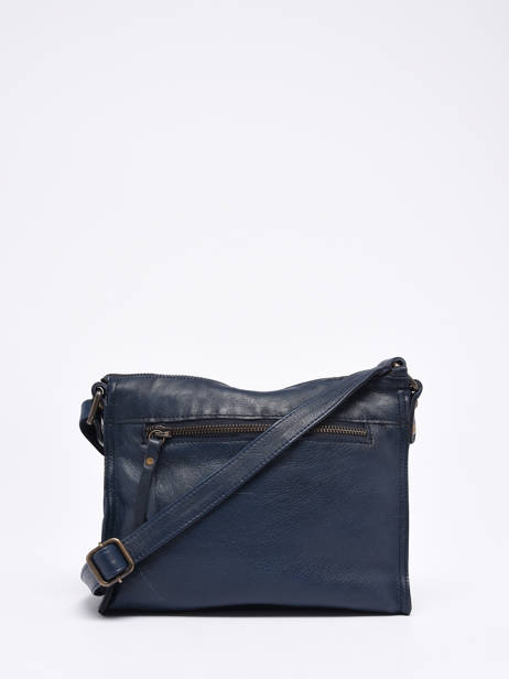 Cross Body Tas Cow Leder Basilic pepper Blauw cow BCOW58 ander zicht 4