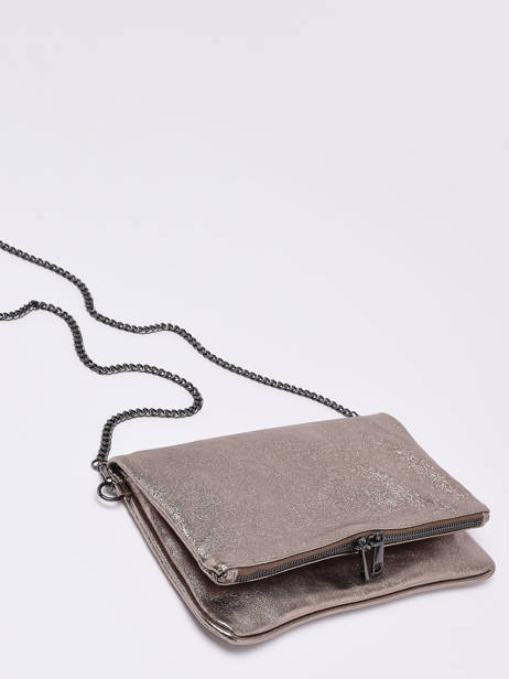 Cross Body Tas Nine Leder Milano Bruin nine NI22112N ander zicht 2