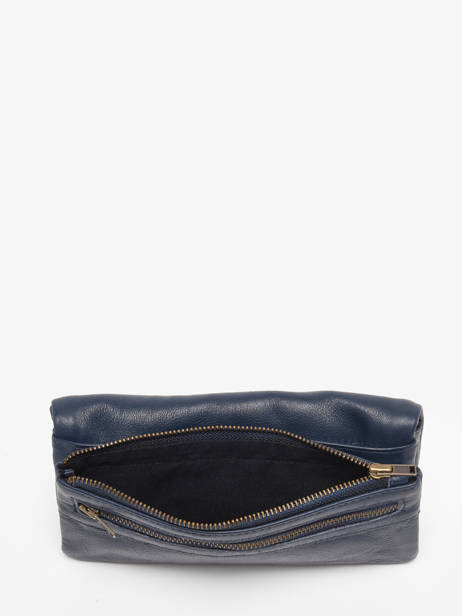 Portefeuille Cow Leder Basilic pepper Blauw cow BCOW96 ander zicht 2