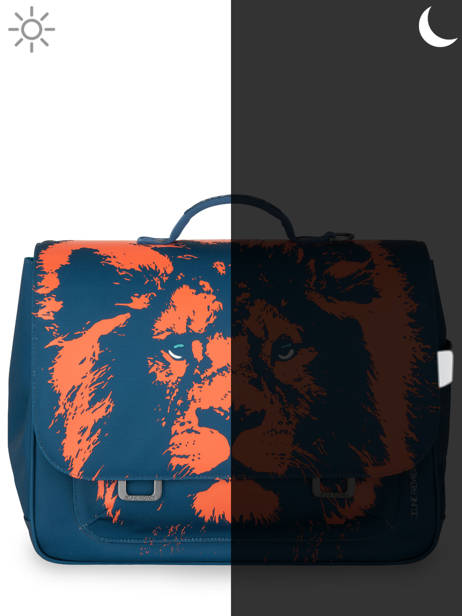 Boekentas It Bag Midi 2 Compartimenten Jeune premier Blauw daydream boys B ander zicht 5