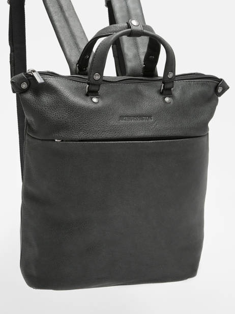 Business Rugzak Arthur & aston Zwart noa 4 ander zicht 1